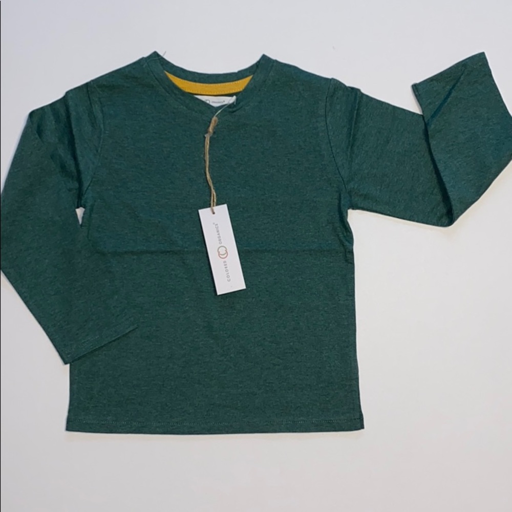 Boys heather pine L/S shirt.